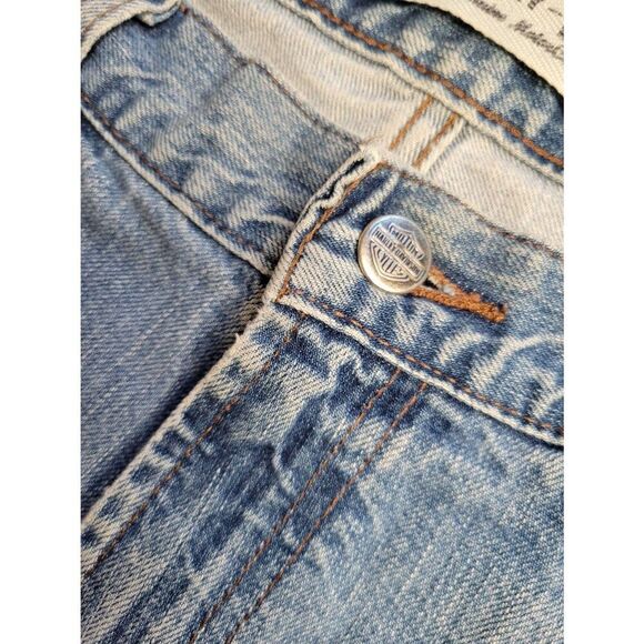 Harley-Davidson Light Blue Straight Men Jeans - Picture 5 of 15